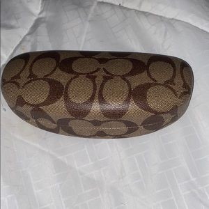 NWOT Coach logo eyeglass case